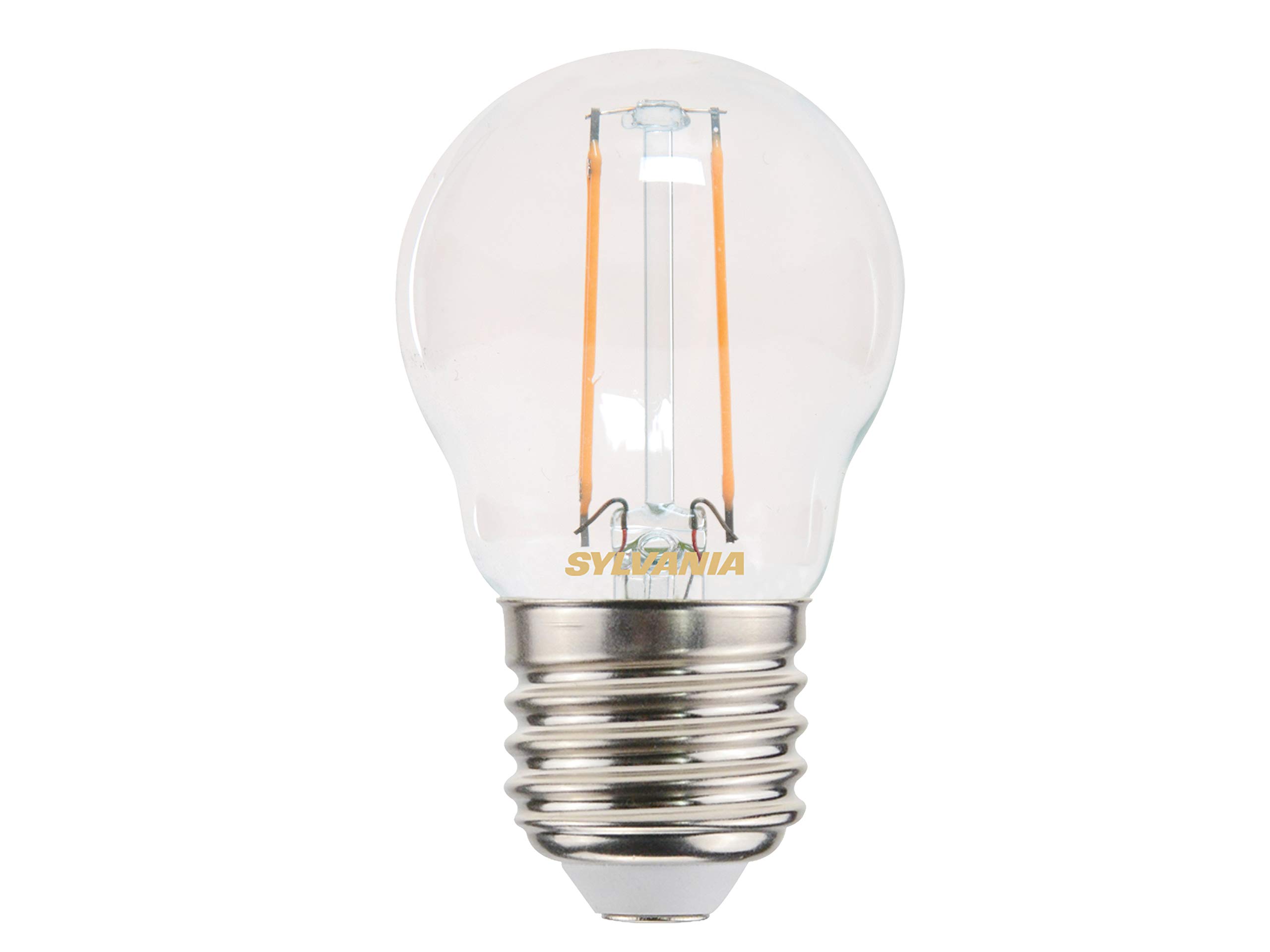 Sylvania Homelight 0027240 Toledo Retro Ball Led Lamp, Glass, Home Light, E27, 2 Watts