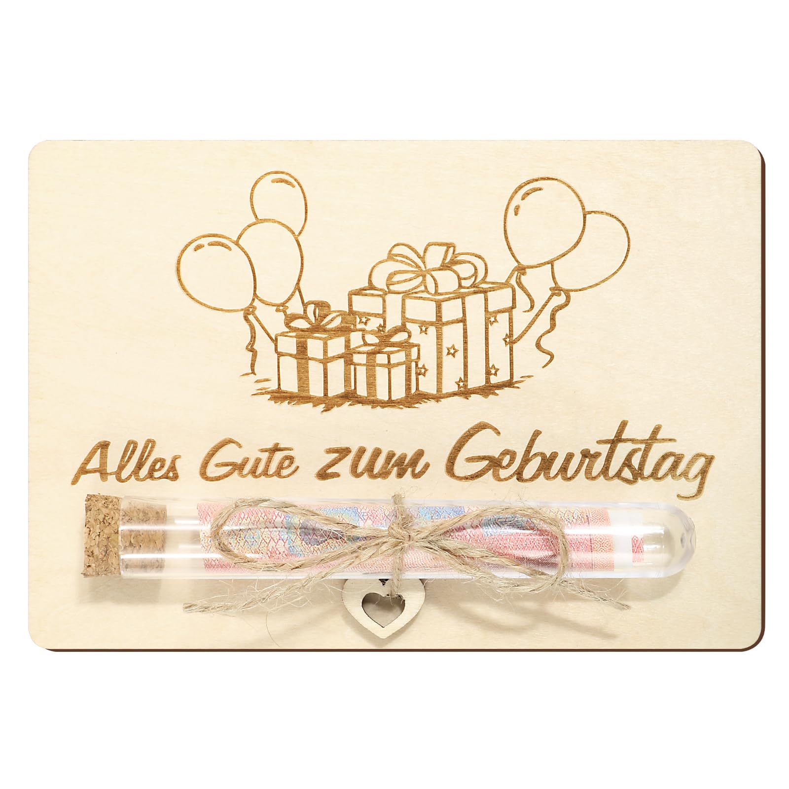 BOFUNX Geldgeschenke Verpackung mit Reagenzgläser - Lustige Geschenke für Damen, Herren, Jugendweihe und Reisen