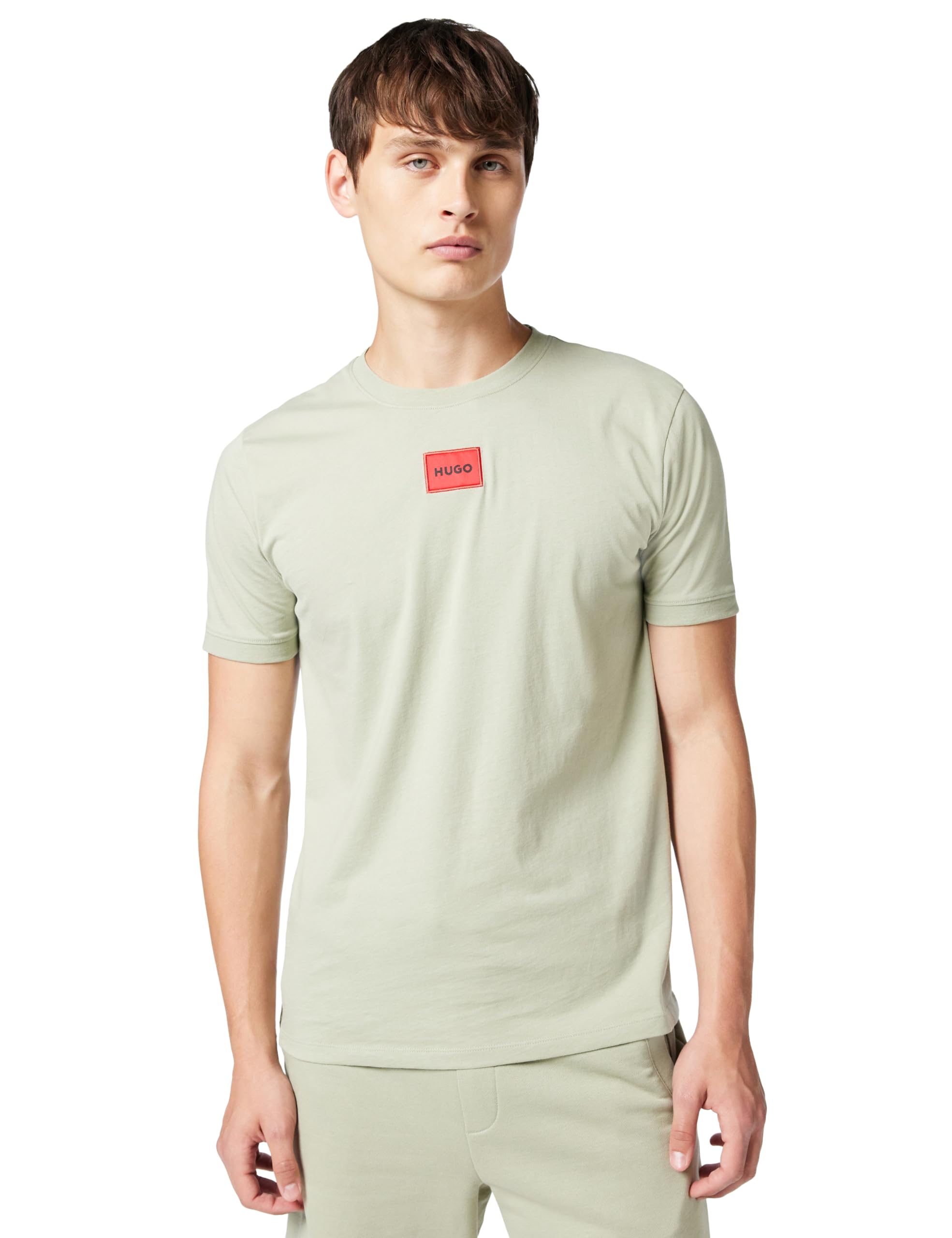 Hugo Men's T-Shirt, Light/Pastel Green 337, XL
