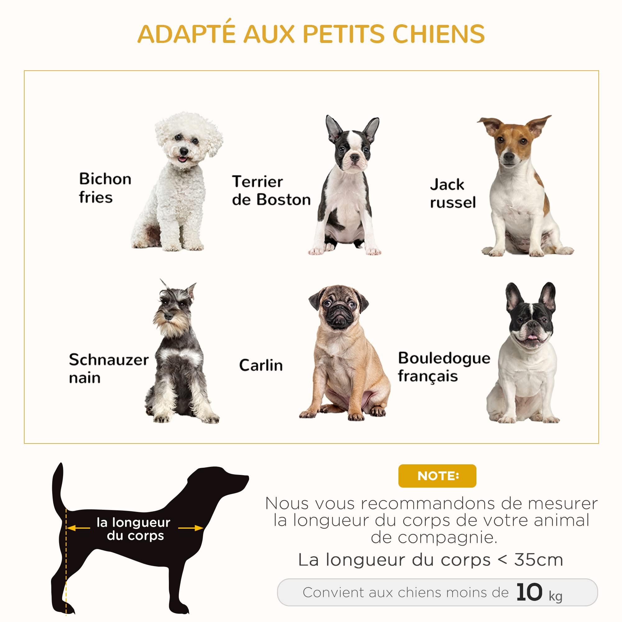PawHut Canapé lit Panier surélevé pour Chien et Chat avec Coussin Moelleux et Rangement Housse Lavable, Pieds en Acier Aspect Bois Clair