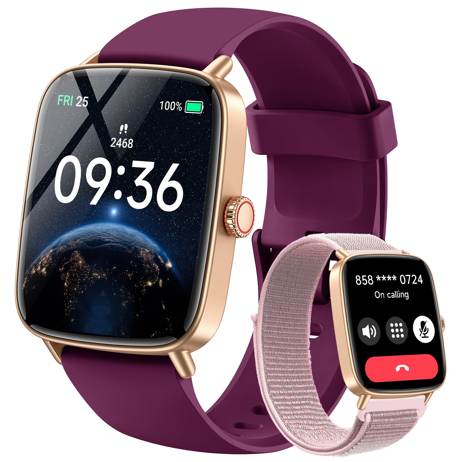 Smartwatch Damen mit Telefonfunktion 1.85