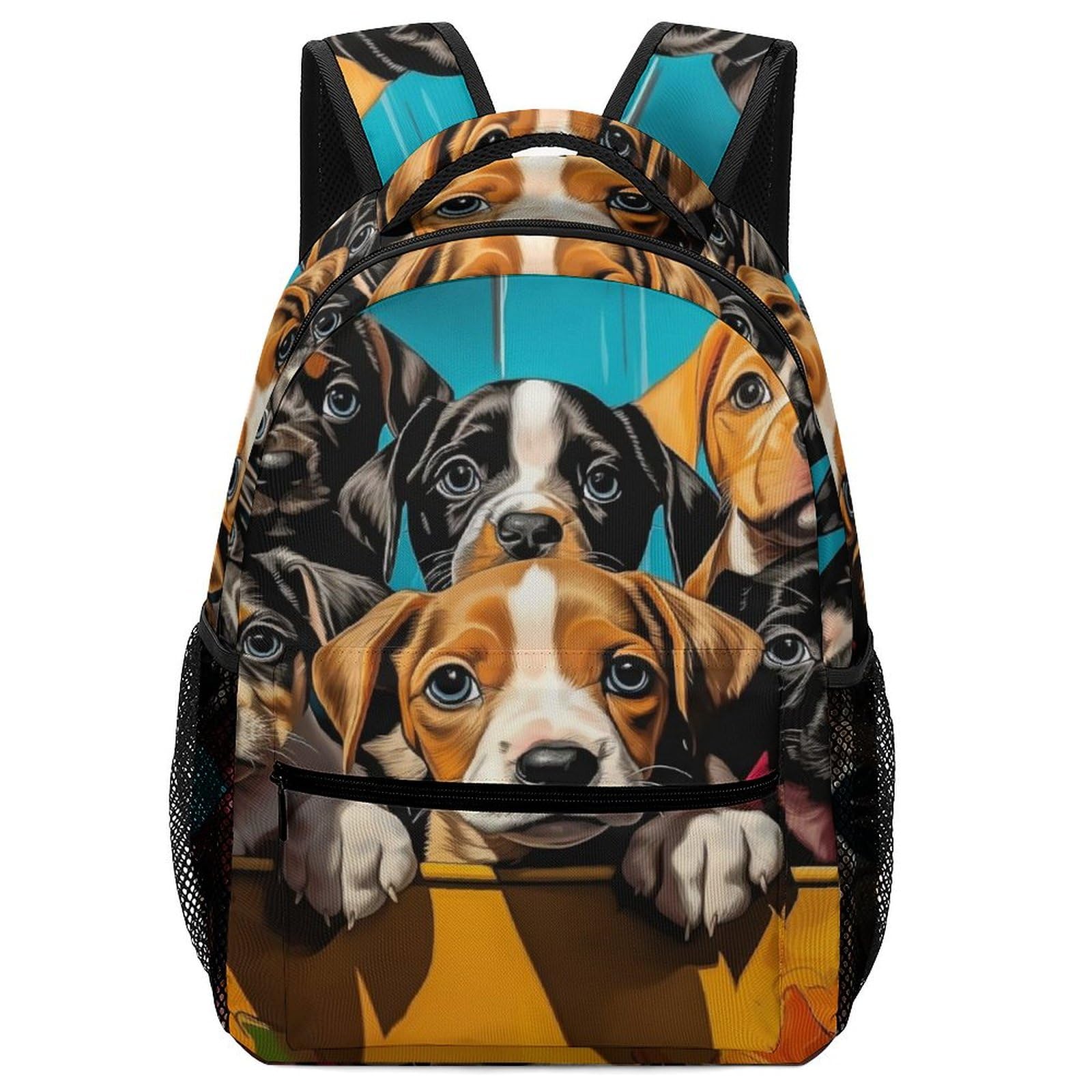 Sac d'école avec beaucoup de chiens pour fille et garçon - 7