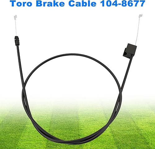 Miniatura 2 de AILEETE Cable de freno 104-8677 para cortadoras de césped Toro de 22 pulgadas 20001 20003 20005 20009 20016 20019 20069 20071 20072 20995, reemplaza