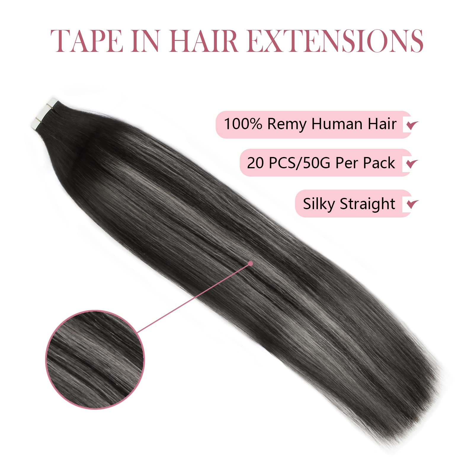 Amazon.com : Sixstarhair Ombre Tape in Hair Extensions 