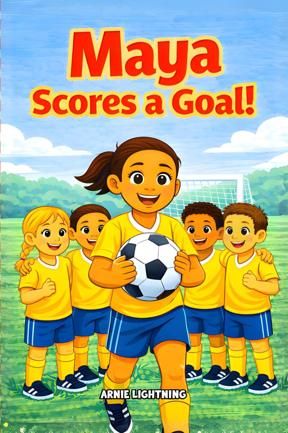 Maya Scores a Goal: A Kids Soccer Story About Resilience, Confidence, and Never Giving Up (The Little Soccer Stars Series)