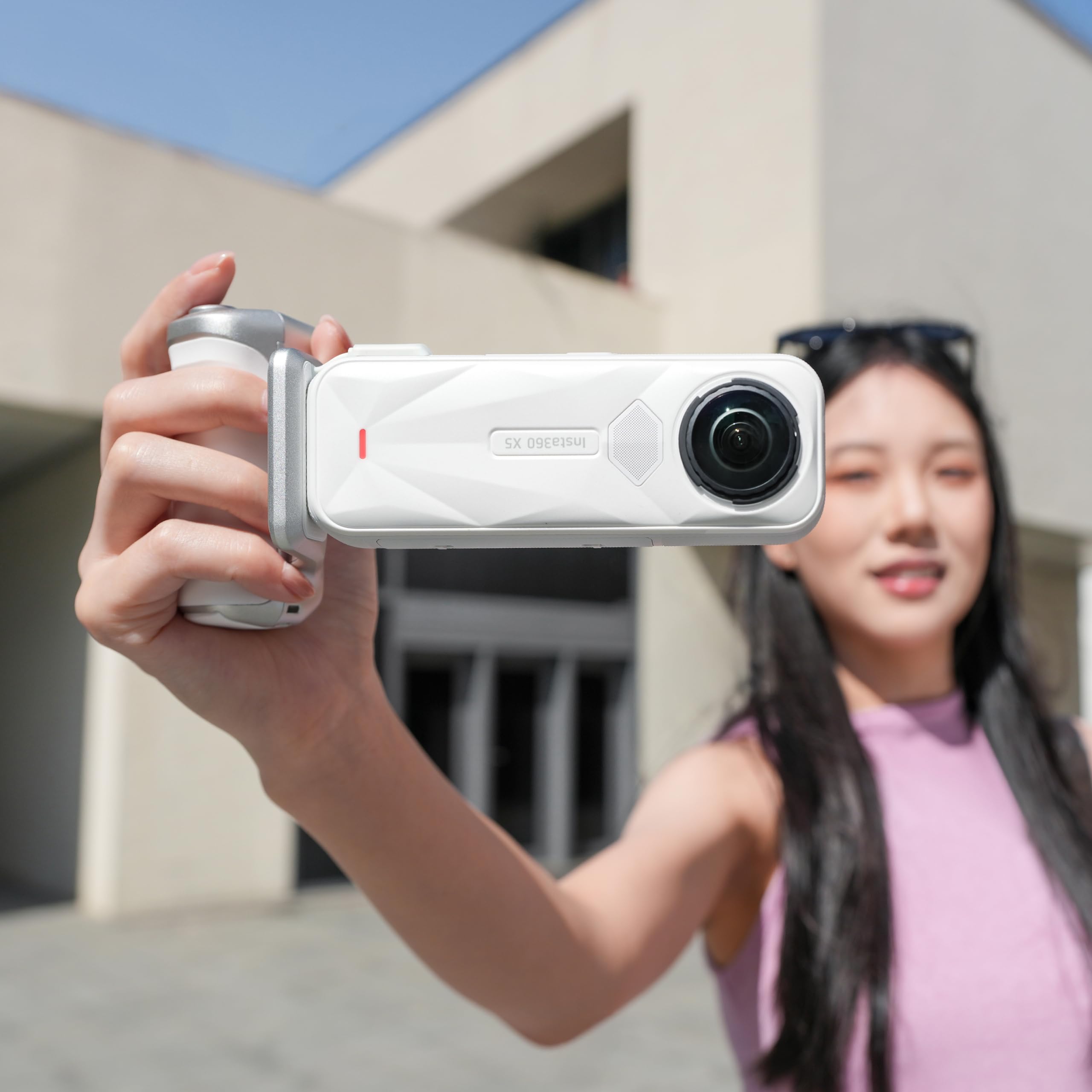 Insta360 X5 Impugnatura ergonomica (bianca)