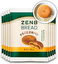 ZENB ZENB Bread, Soybean Flour Bread, Soybean Flour Pan, 9 Pieces, Sugar Control, Sugar Control, Dietary Fiber Supplement During Intestinal Activity, Replacing Nutrition During Dieting, Long Life Pan