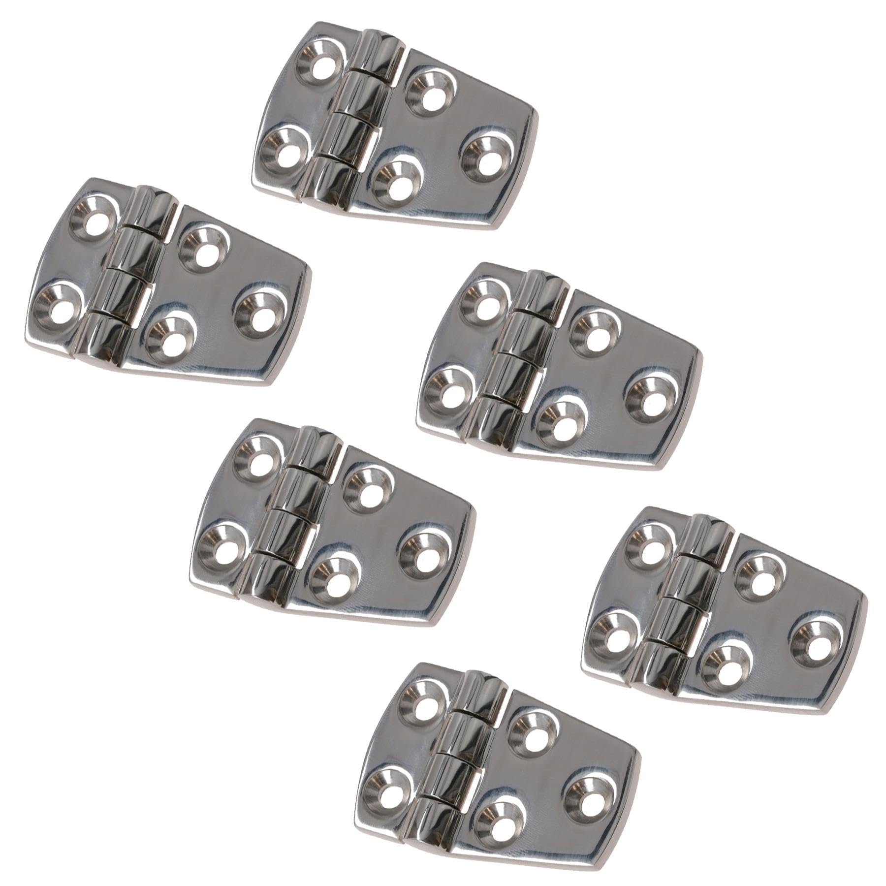 Charnières porte inox 316 poli ouverture fluide et haute résistance