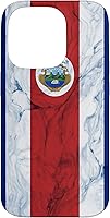 Vista 17 de Costa Rica Flag and Elegant Background - Costa Rican Pride Case for iPhone 17