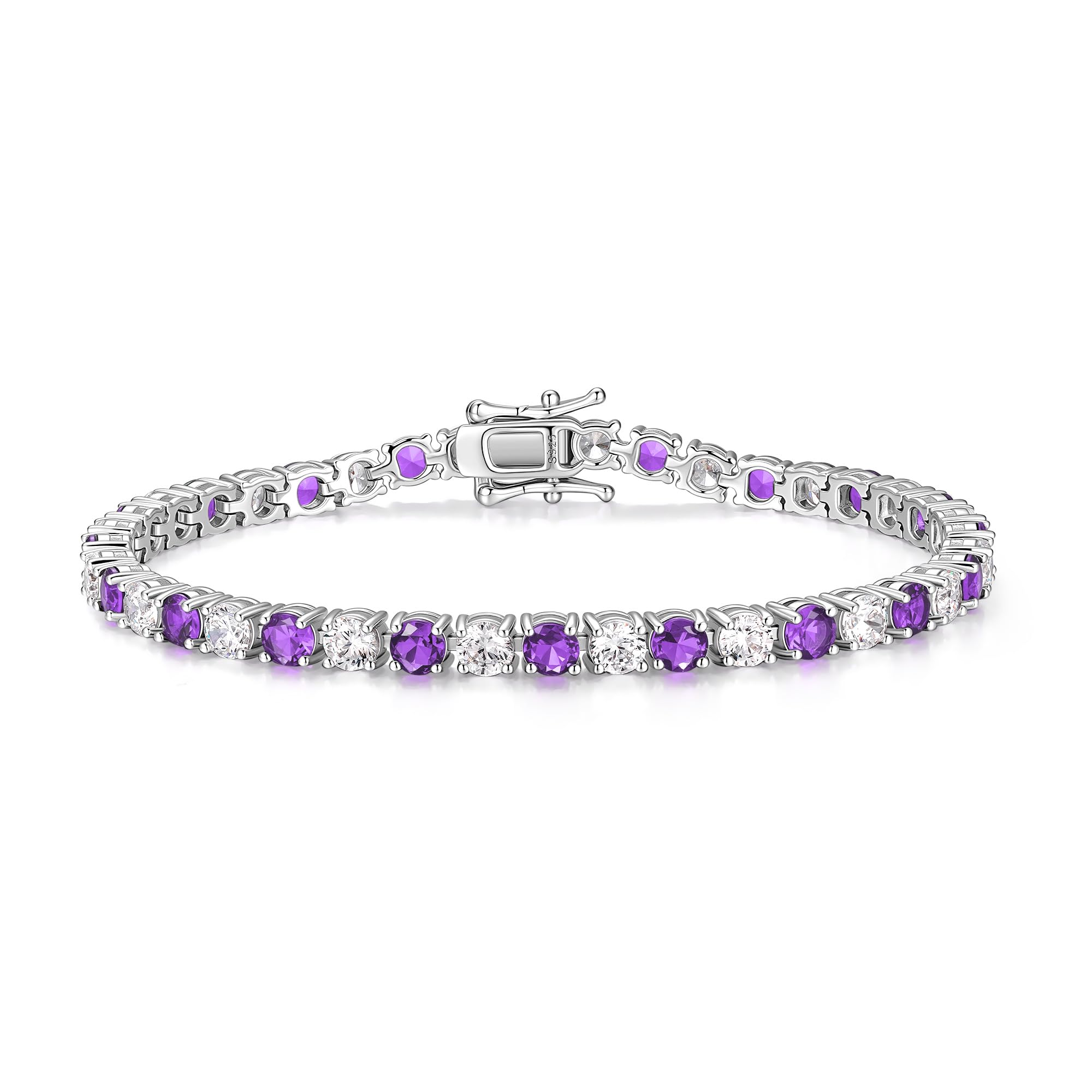 FANCIME Silber Tennisarmband für Damen, 925 Sterling Silber