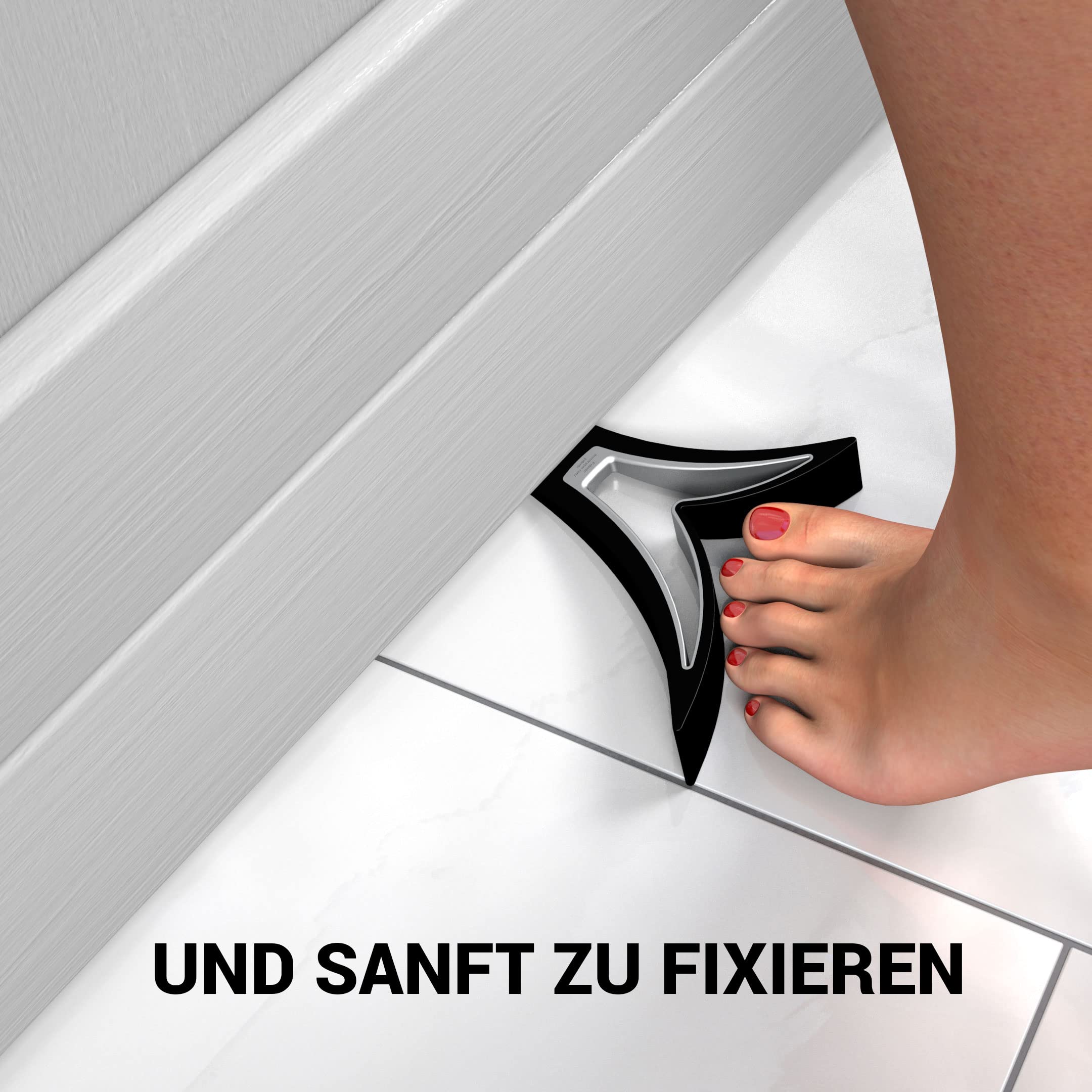 SOFTERFIX, Door Wedge, Toe Friendly, Barefoot Operated Door Stop, Door Hook, Door Stop, Door Stop, Door Stop - Image 3