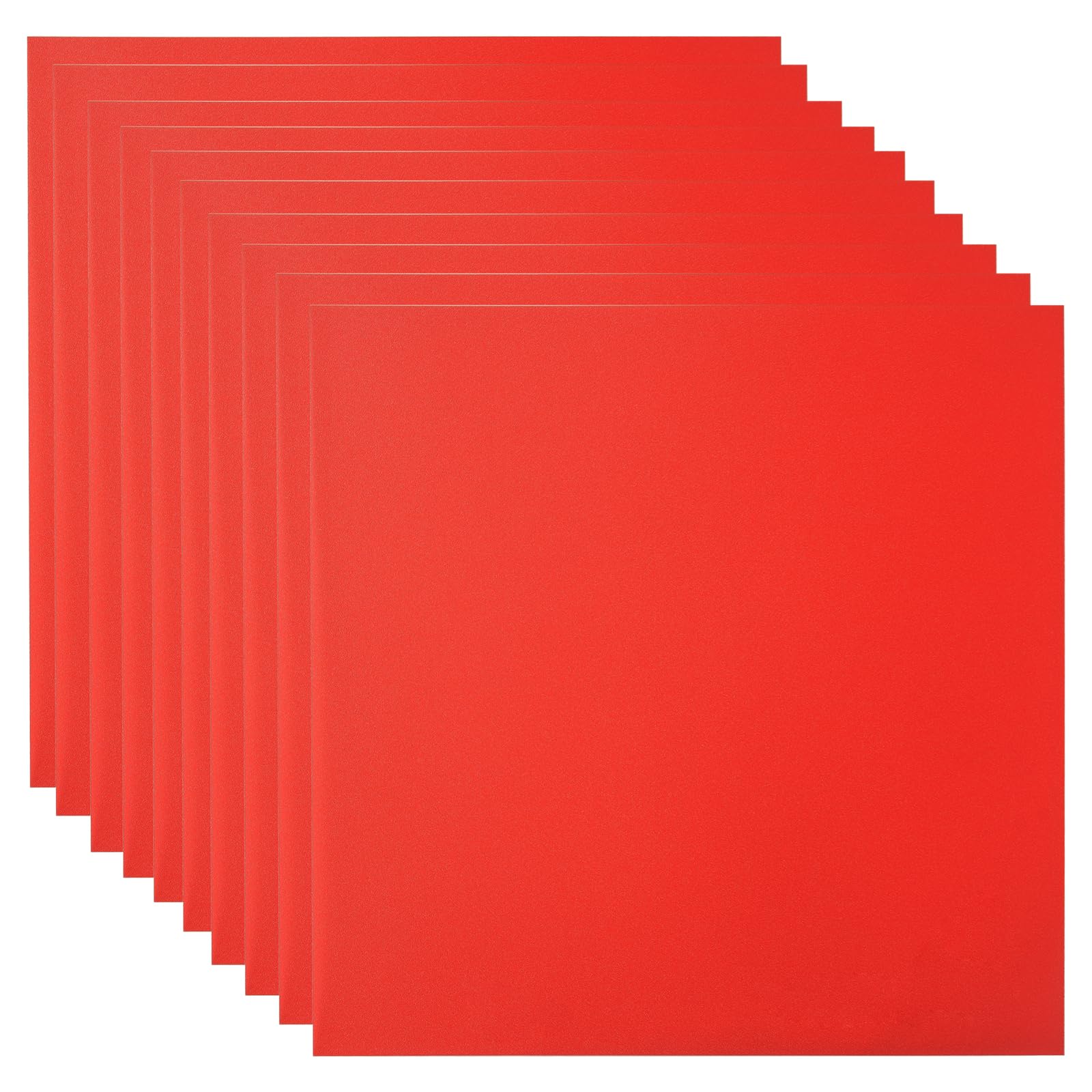 Green PVC Sheets - 10 Pack, 8x8" -10