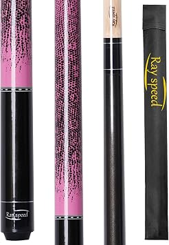 Pool Cue Stick with 3D Printed Grip & 13mm Tip - Perfect for Precision Play, Low Deflection Pool Cue for Enhanced Accuracy, Ideal for Billiard Cue Enthusiasts