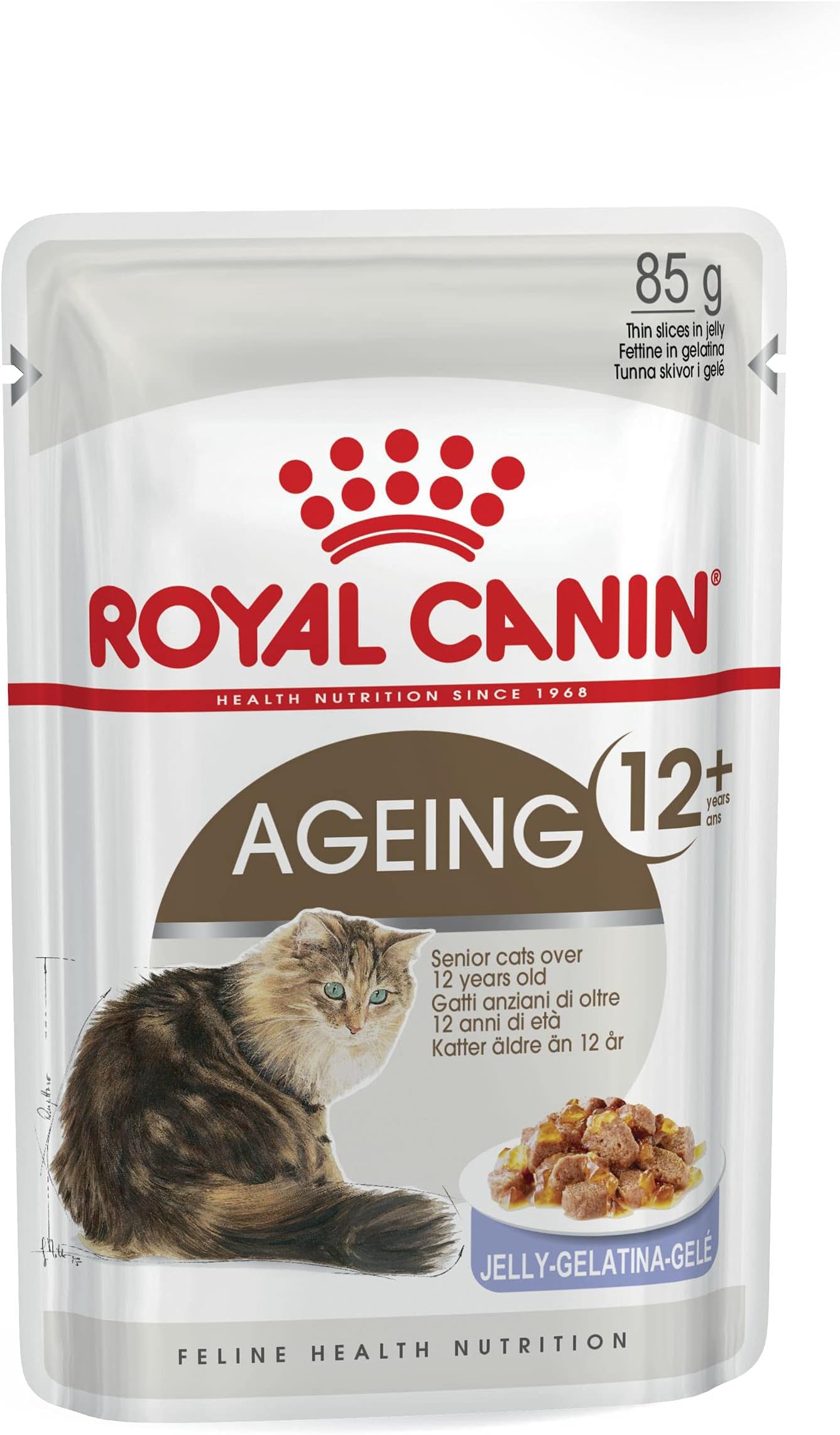 Royal Canin Ageing 12+ in Jelly Wet Cat Food - 85G