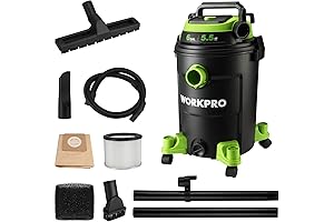 DEWALT 6 Gallon Wet/Dry Shop Vacuum Cleaner: Power and Efficiency for Demanding Tasks