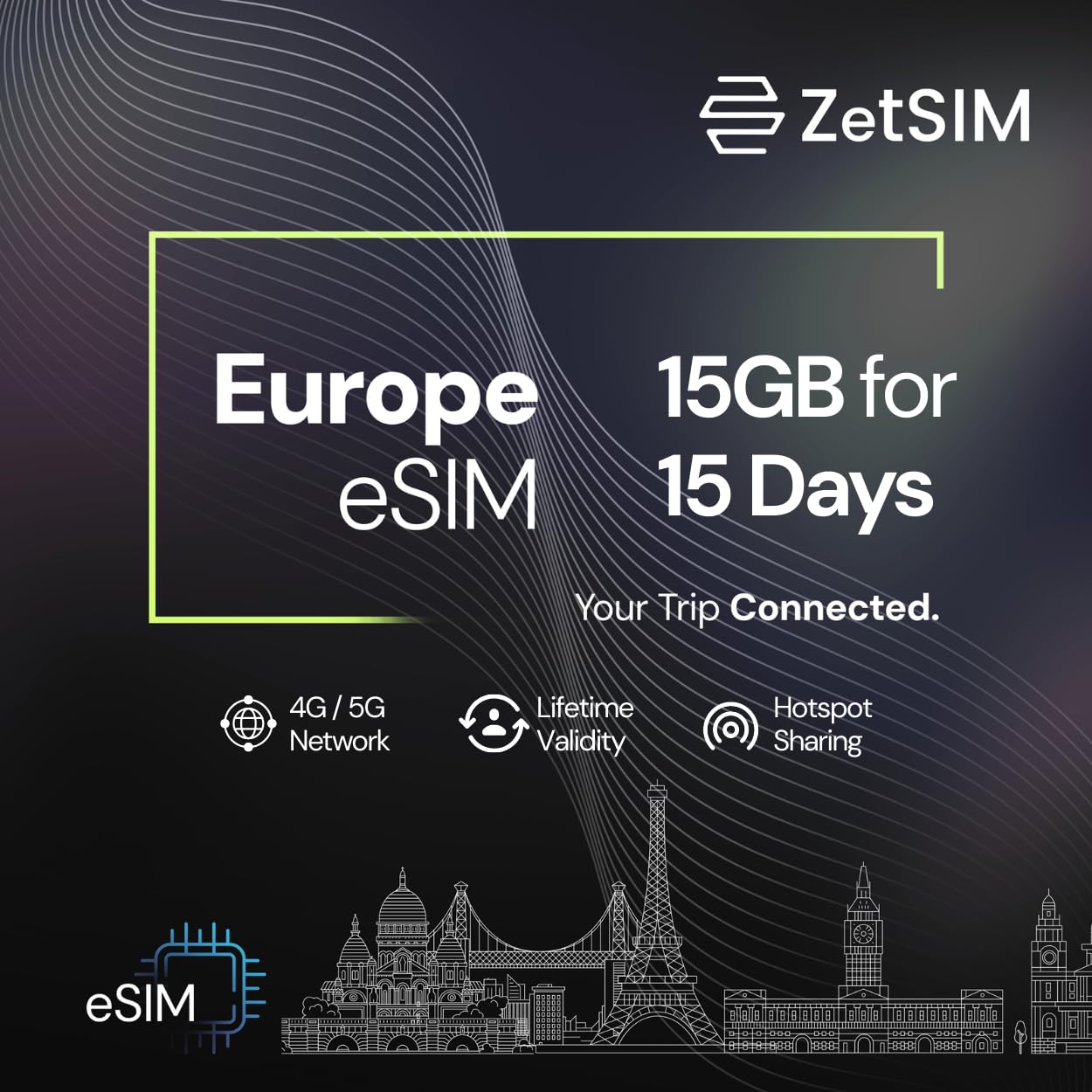 Europe eSIM | 15GB for 15 Days | Instant Delivery | Travel SIM for 39 Countries | No Roaming Charges | Compatible with iPhone, Samsung, Google Pixel-image-27