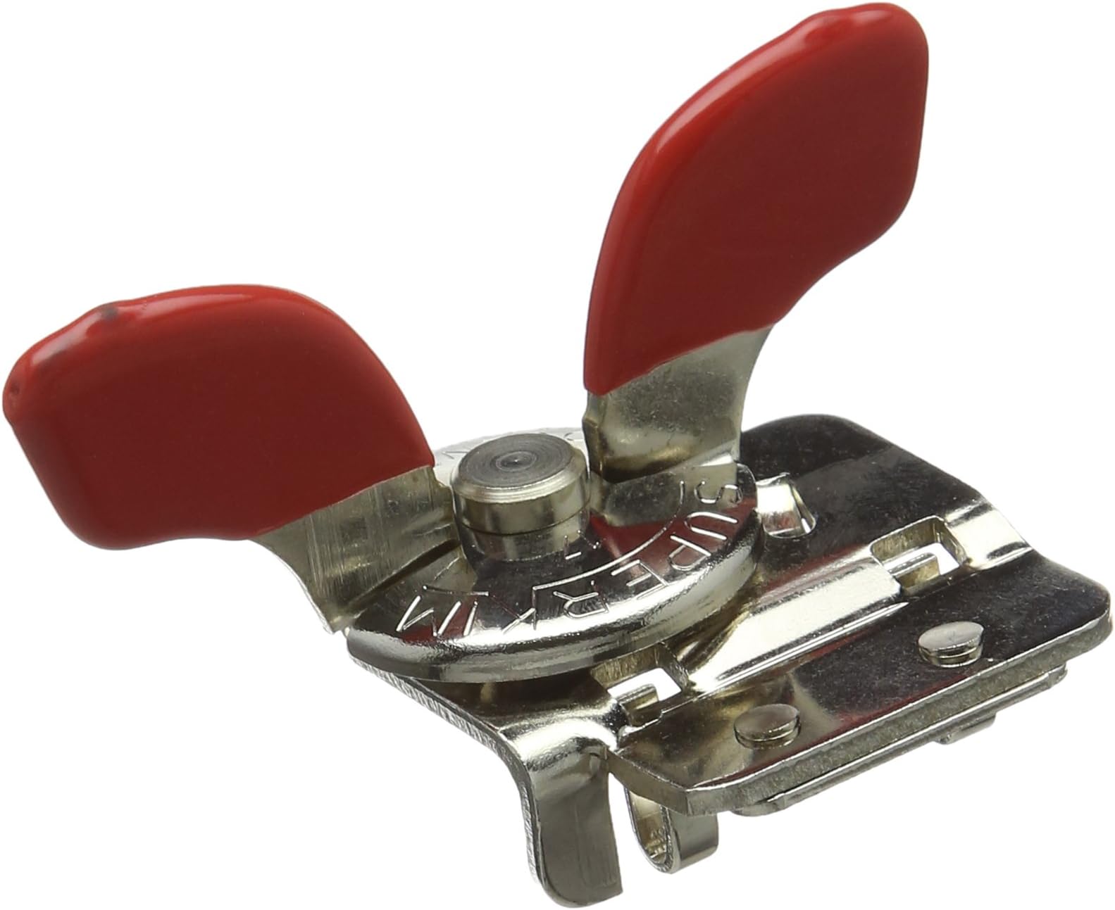 Nogent Super Kim Safety Can Opener, Made in France, Leaves No Sharp Edges, Red