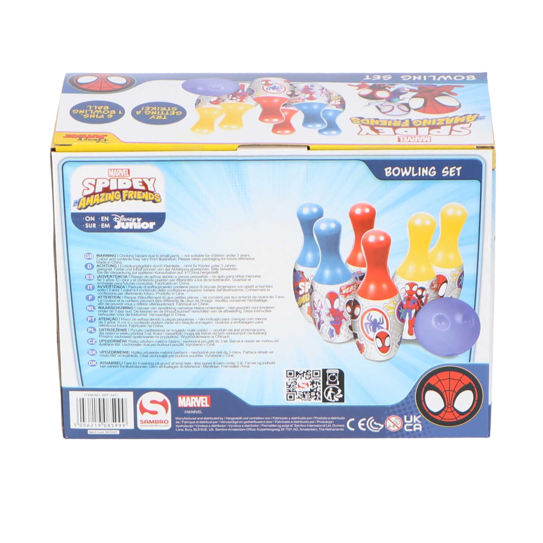 Spiderman Bowlingset