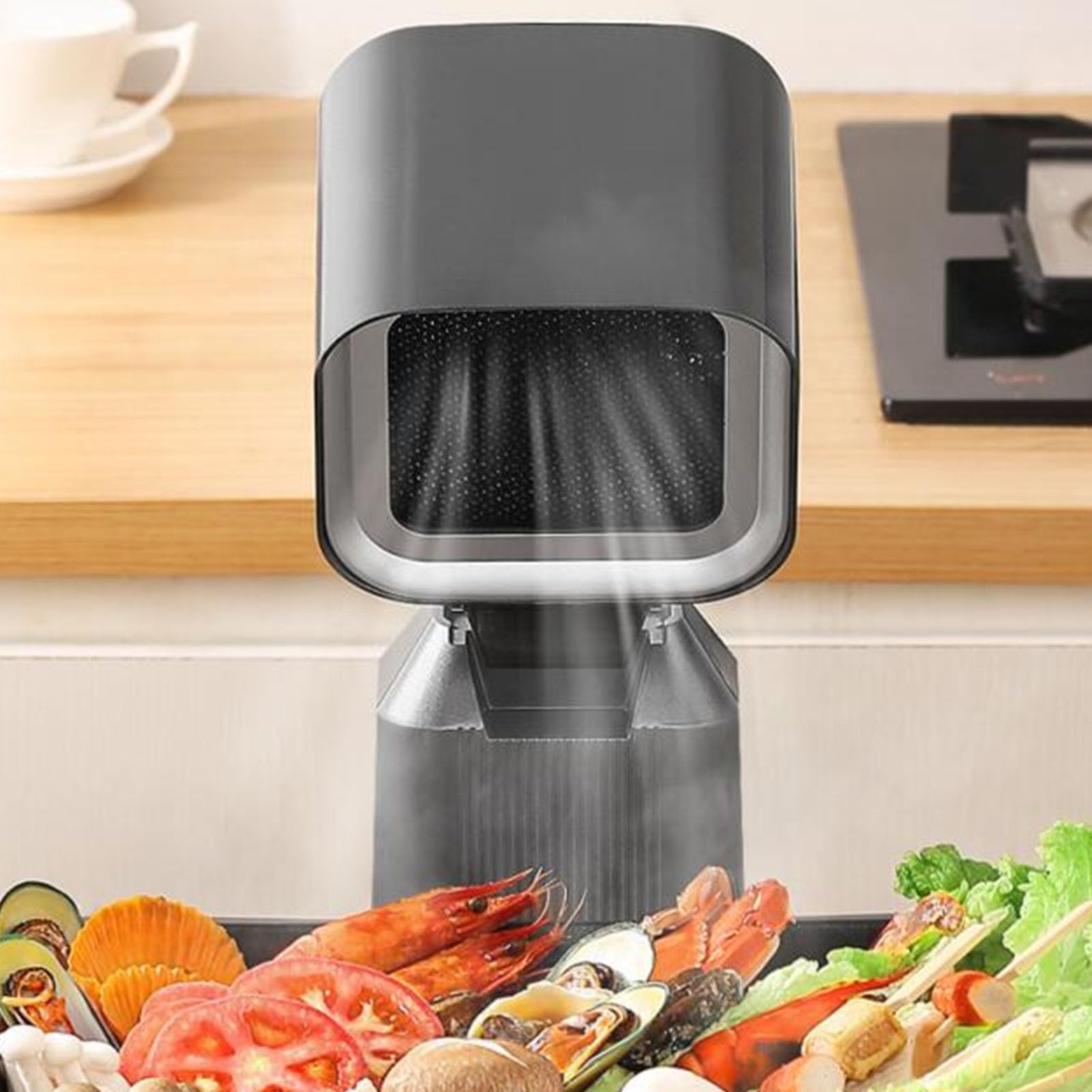 Remote Kitchen Extractor Fans Retractable Kitchen Exhaust Fan Smoke Extractor Portable Range Hood ...
