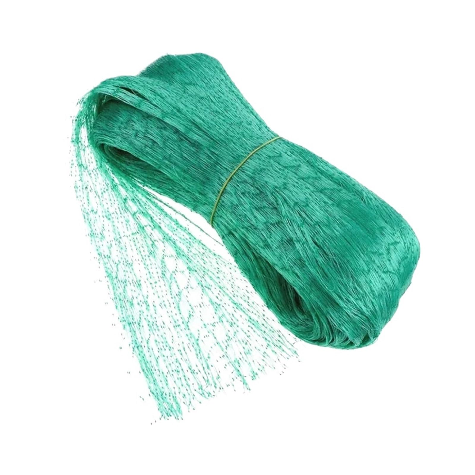 Nylonowa siatka przeciw ptakom 5/10M zielona tkana chroni rośliny owoce kwiaty drzewa elastyczne ogrodzenie mocna krata roślinna | 2x5m