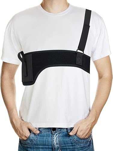 AGGXPF Funda de hombro funda universal para axilas para transporte se adapta a la mayoría de pistolas subcompactas y compactas para Glock 19 26 42