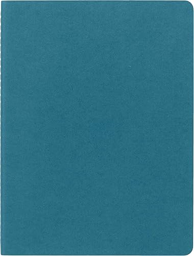 Miniatura 2 de Moleskine Cahier - Cuaderno de cubierta suave, tamaño XL (7.5 x 9.5 pulgadas), hojas en blanco, cubierta azul (Brisk Blue), 120 páginas (juego de 3)