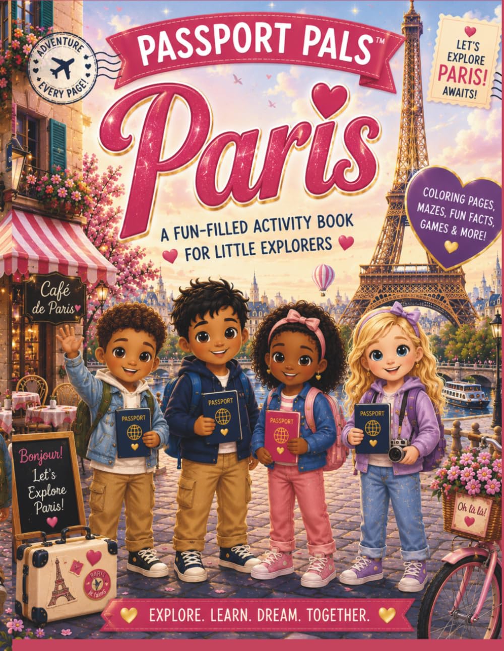 Passport Pals: Paris: A Fun-Filled Coloring & Activity Book for Little Explorers
