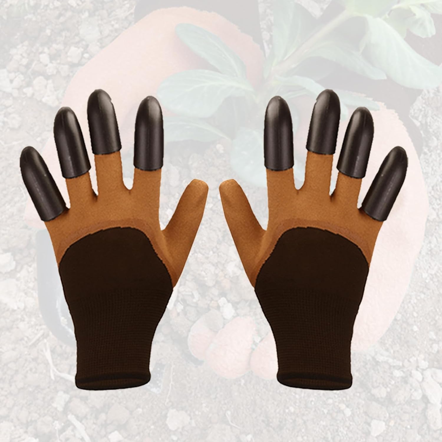 FONIRRA Garden Gloves With Claws 2 Pairs for Digging Weed Pulling Garden Finger Claws Gloves Outdoor Protective Work Gloves - Image 4