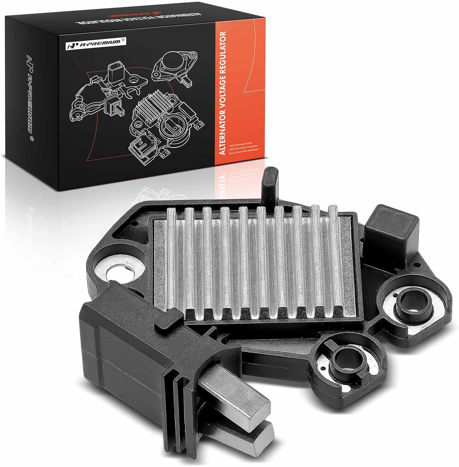 A-Premium Alternator Voltage Regulator Compatible with BMW X5 2014 2015 2016 2017 2018, 3.0L, 12V B-Circuit 14.3 Vset