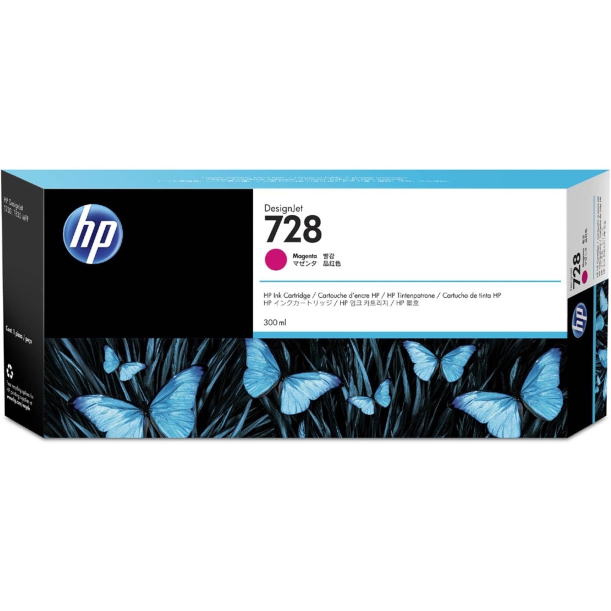 Amazon.com: HP 728 Magenta 300-ml Genuine Ink Cartridge (F9K16A