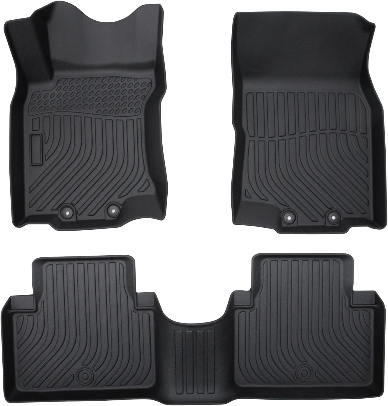 Cartist Floor Mats Compatible with Nissan Rogue 2014-2020 (Not Fit 7-Seat/Hybrid/Rogue Sport/Select Models) Accessories All Weather Floor Mat Heavy Duty TPE Odorless Carpet Protection Nissan Rogue 14-20