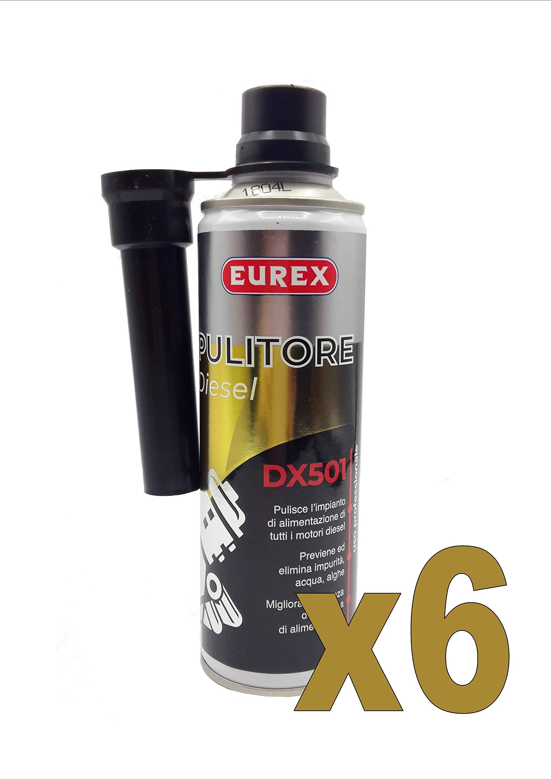 EUREX DX501 PULITORE INIETTORI DIESEL 300 ml.N. 6 FLACONI