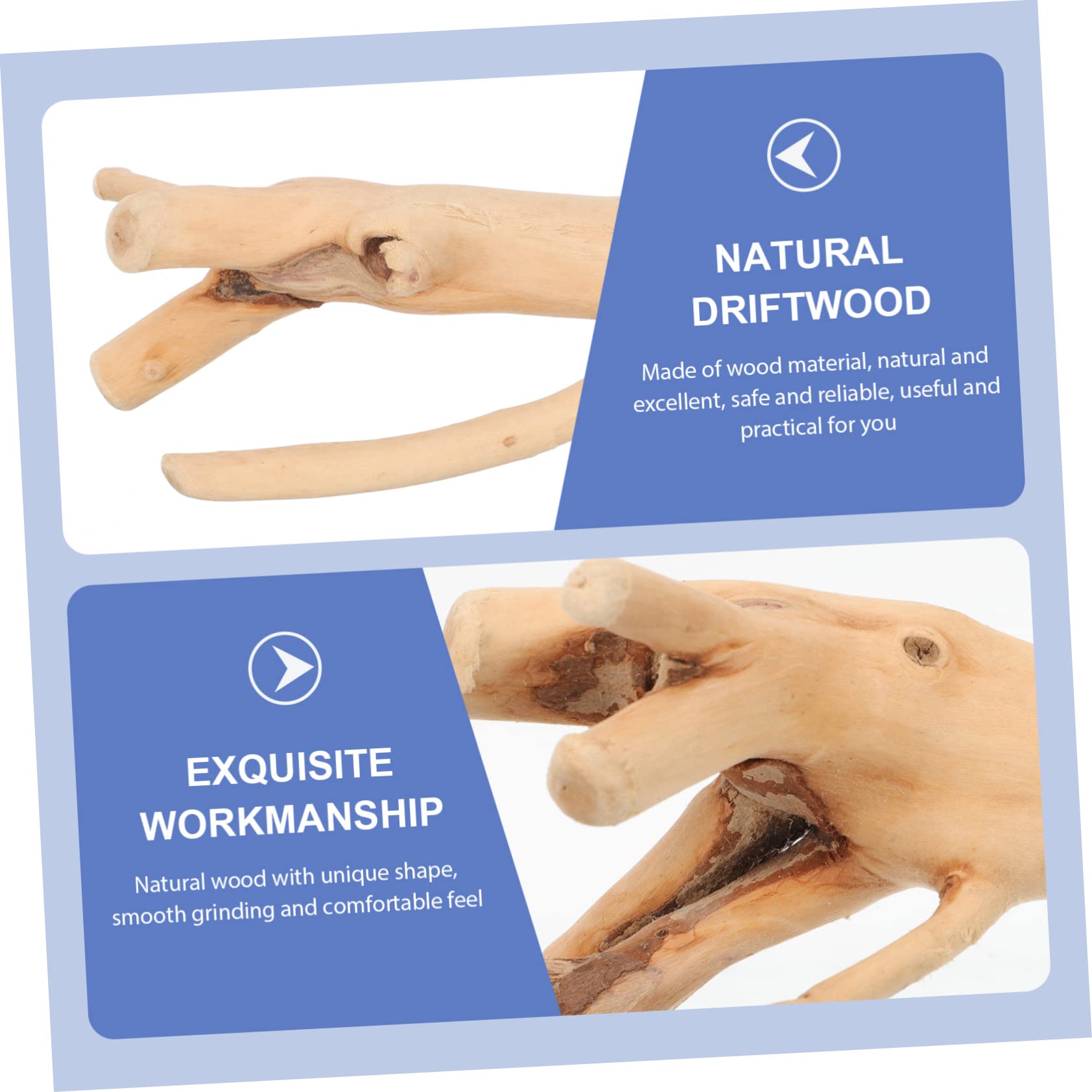 KESYOO 10pcs Assorted Natural Driftwood Decor for Aquarium Small Aquarium Driftwood Branch Unique Chic Design Fish Tank Supplies