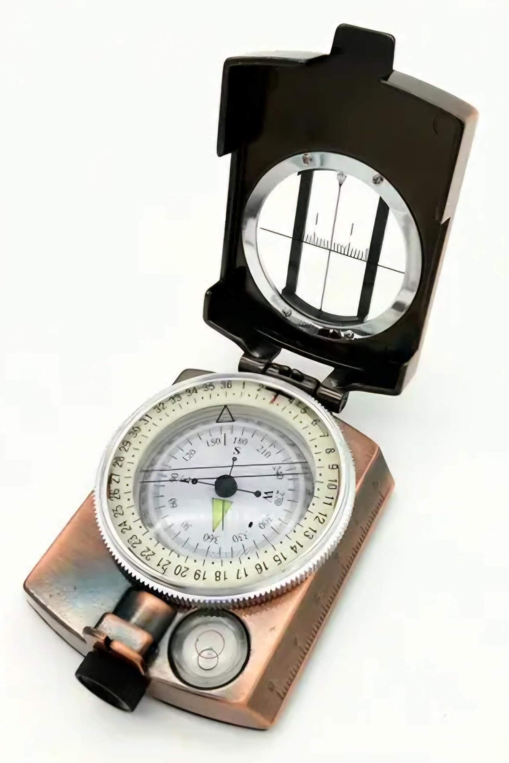 PIA INTERNATIONAL® Prismatic Copper Compass (Brown)…-image-11