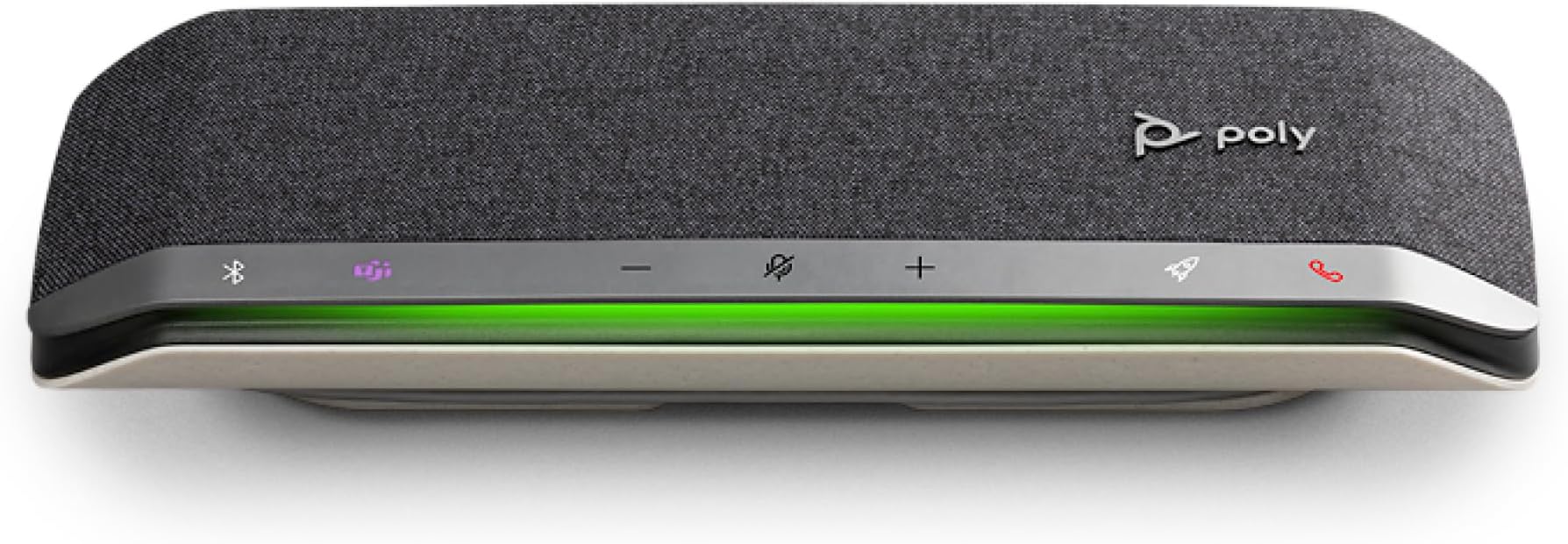 Poly Sync 40 Speakerphone, USB A/C, Bluetooth, MicrosoftTeams Certified Model, Portable PC, Mac, Smartphone, 30 Hours of Continuous Usage, Noise Reduction, Echo Reduction, Works with Teams Zoom