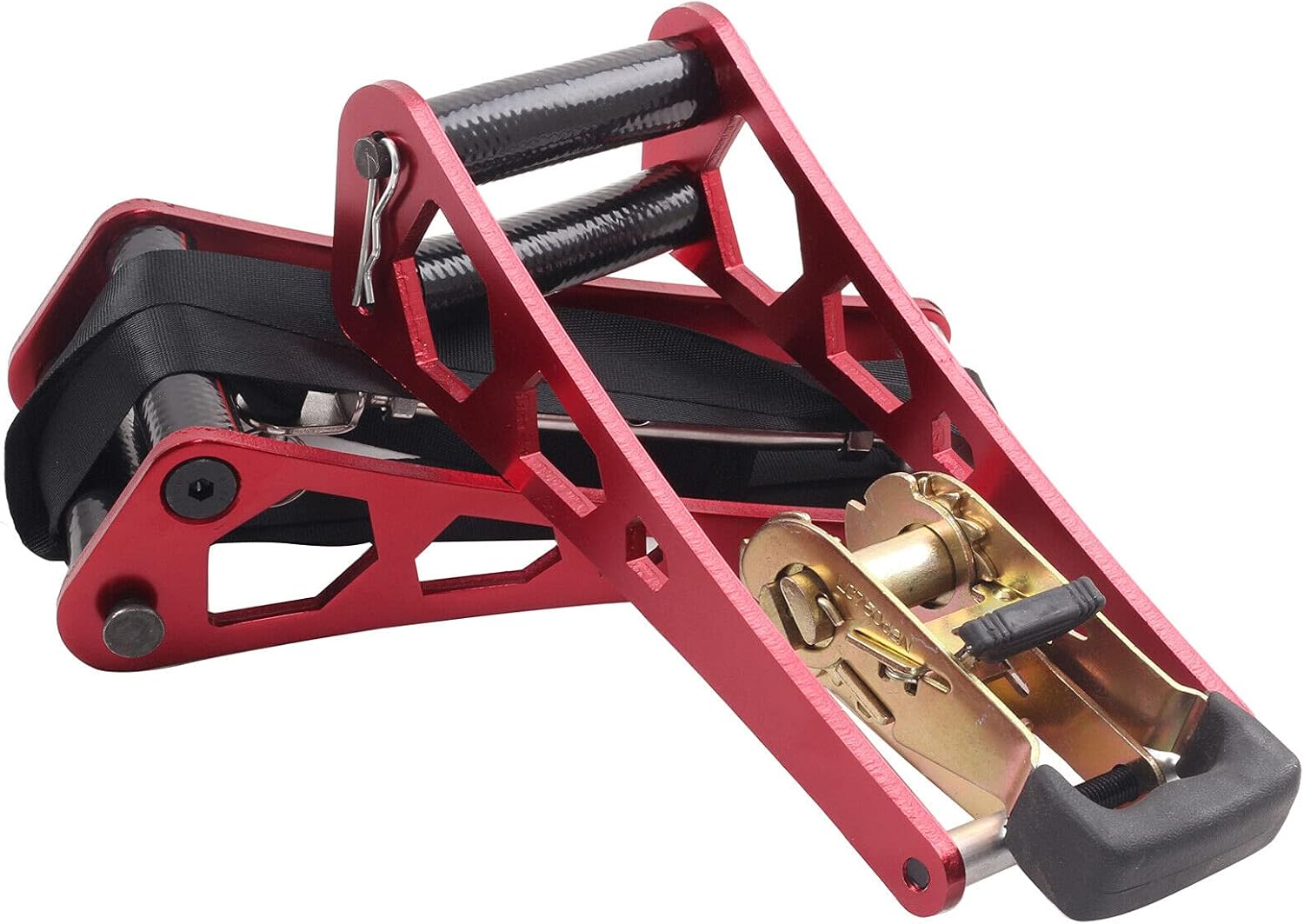 Archery Compound Bow Press Portable Aluminium Alloy Archery Ratchet Bow Press Open Tool Accessories Crossbow Press Bow Press Archery 1.3M for Outdoor Hunting Shooting
