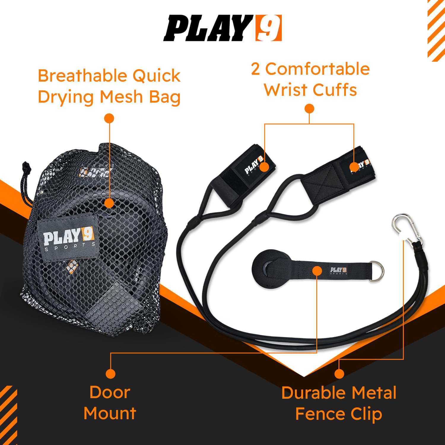 Play 9 Sports Resistance Exercise Bands Baseball Activation Elastic Training Athletes Equipment Bands