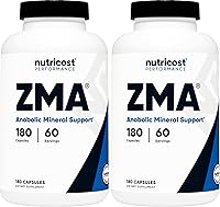 Vista 7 de Nutricost ZMA 180 Cápsulas (2 Botellas)