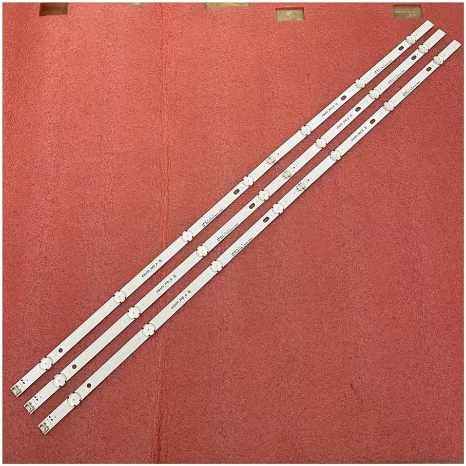 Strip(6) Compatible with 43" TV 43LH513V 43LF510V 43LF5100 43LH5100 43LH595V 43LJ515V 43LH520V 43LH511T 43LH570V 43LH590V 43LJ594V Spare Parts(6pcs Set 1 TV)