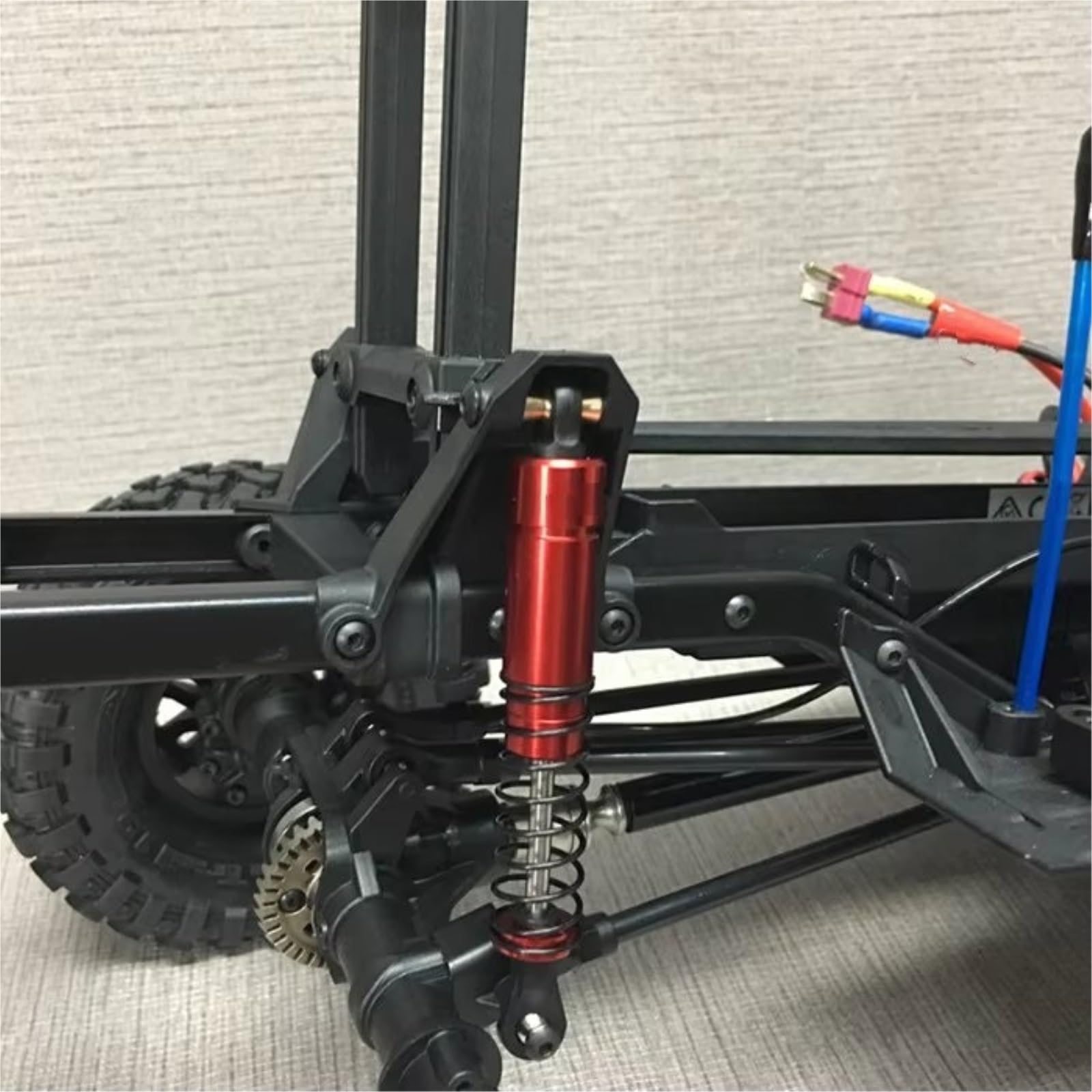 Compatible Avec Axial Pour Traxxas Pour TRX4 Pour SCX10 90046 D90 KYX Pour Racing 1/10 Pièces De Voiture Radiocommandée Pour Crawler 2 Amortisseurs Métalliques 90 Mm Ammortizzatore