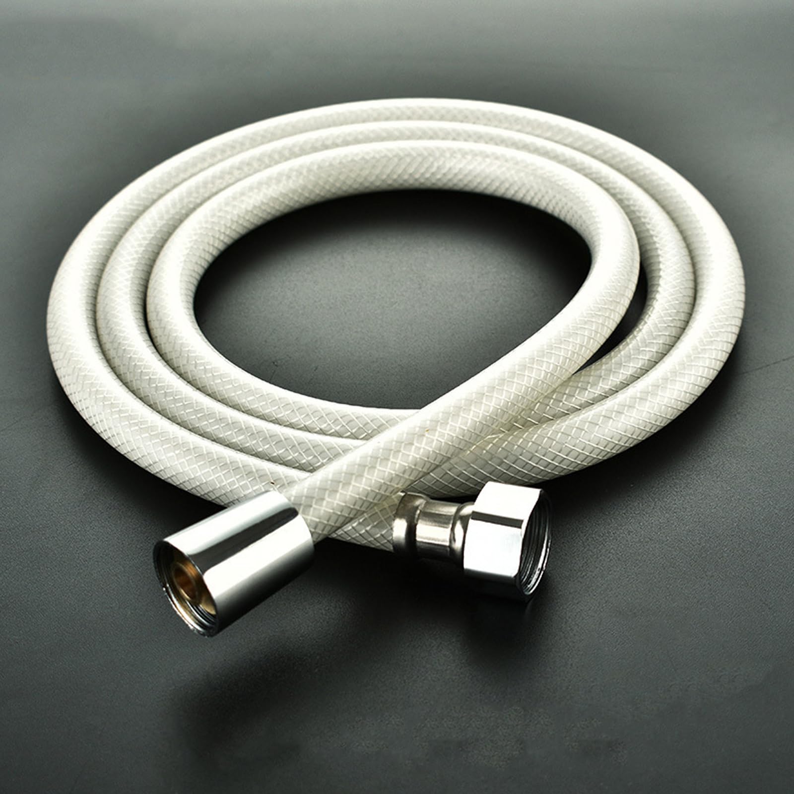 Tuyau de douche en PVC de 1,5 m, 2 m, 3 m, 4 m, 5 m, 6 m, 8 m, 10 m, flexible et anti-explosion - Tuyau d'extension de robinet de salle de bain (10 m)