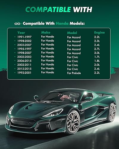 Miniatura 9 de SCITOO Juego de pastillas de freno de cerámica traseras D537 para Acura CLCSXELILXIntegraRSXTLTSXVigor, para Honda CivicAccordPreludeS2000, para