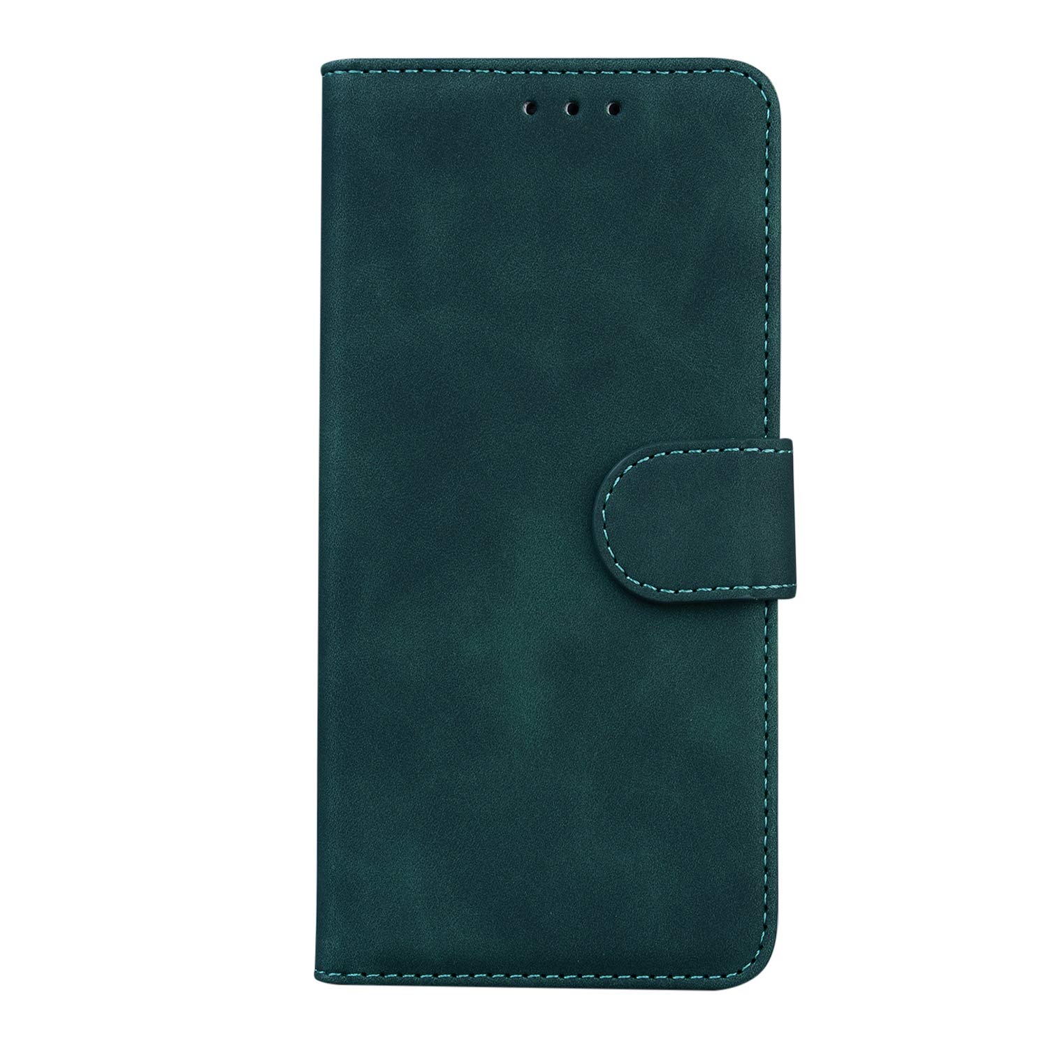 TIANCI Cover per LG Velvet 5G/4G, Portafoglio Case in Pelle PU Skin-Friendly dallo Stile Pulito e Semplice, Protezione Chiusura Magnetica Custodia per LG Velvet 5G/4G cover-Verde