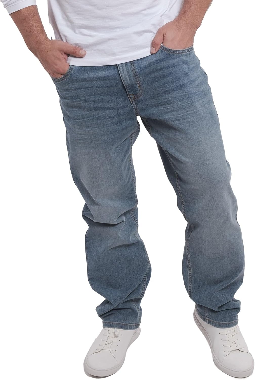 The Perfect Jean TPJ Mens Thick Thicc Fit Jeans 99% Cotton Denim