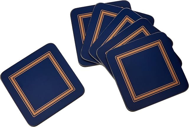 Pimpernel Classic Midnight Coasters, Set of 6