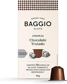 Baggio Café Cápsulas De Café Aroma Chocolate Trufado Compatível Com Nespresso Contém 10 Cápsulas
