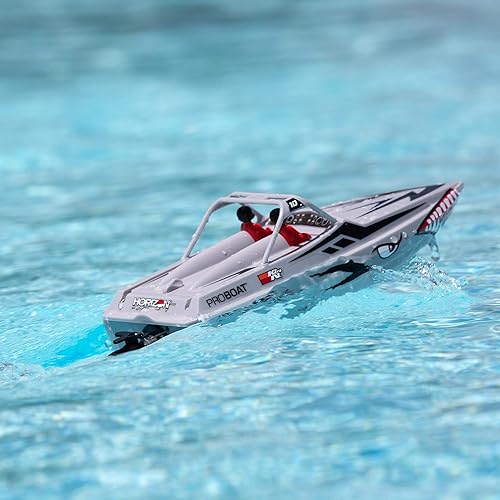 Miniatura 7 de Pro Boat Sprintjet PRB08045T1 - Bote a chorro de 9 pulgadas con autodeterminación en V cepillado RTR listo para funcionar, plateado