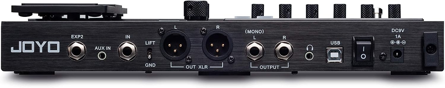Rear panel of JOYO GEM BOX III showing all input and output jacks