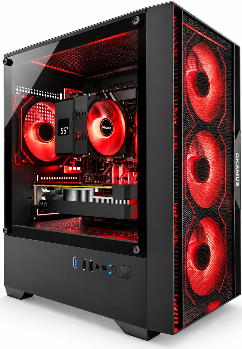 Amazon.com: OKAMUS Gaming PC Desktop Computer, i7-6700 Up to 4.0