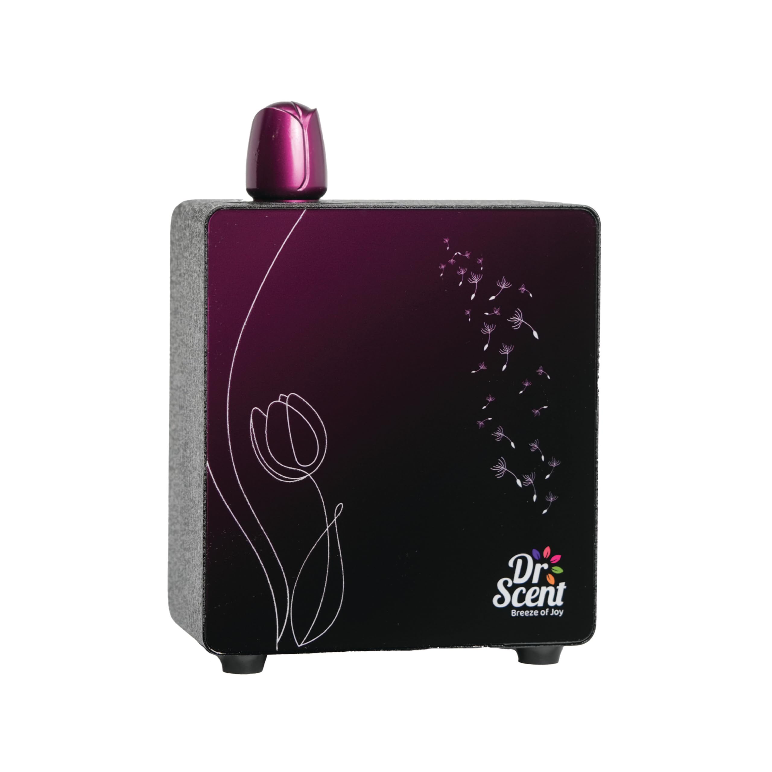 Dr Scent: ECO Tulip Diffuser Machine Infused with Intelligent Aromatherapy, Enhanced by Seamless Mobile App Connectivity - Your Gateway to Personalized Fragrance Symphony and Wellness Bliss (PURPLE)